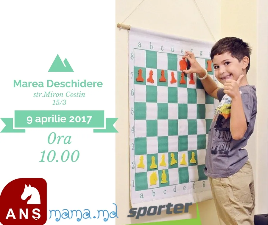 Open Day at the Chess Academy in the Rîșcani sector.