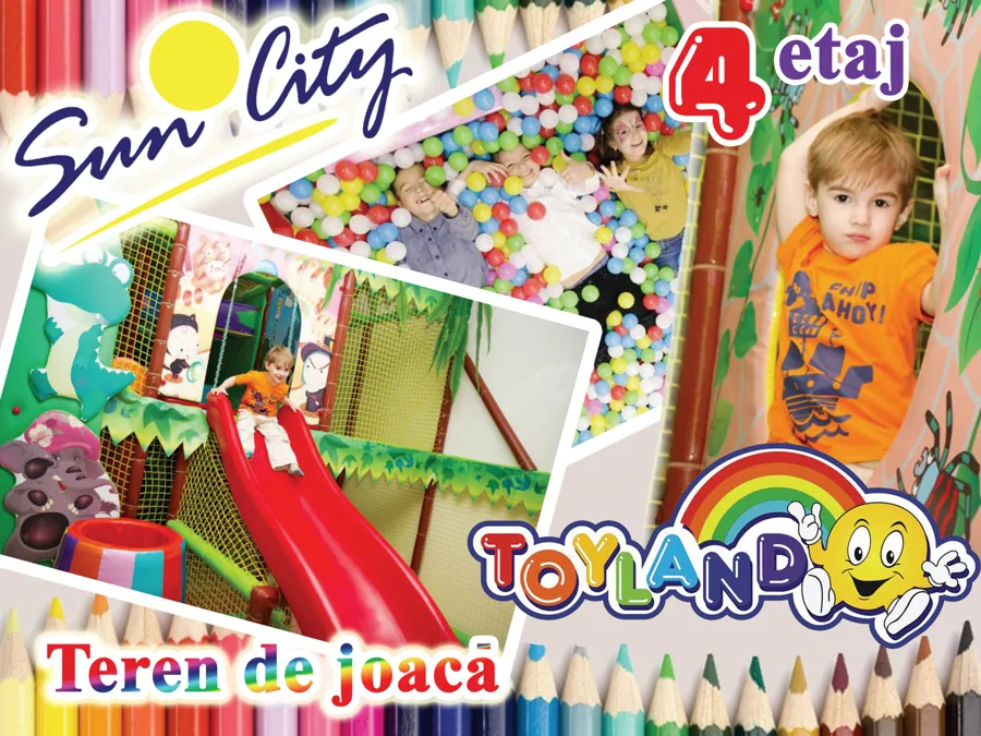 Мир развлечений TOYLAND на 4 этаже ТЦ "Sun City" - всегда рад вам! (RU/RO)