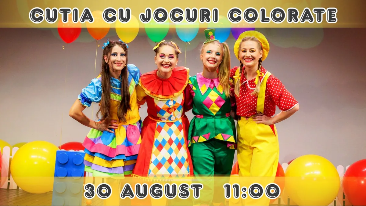 Cutia cu Jocuri Colorate - Spectacol Interactiv de Animatie pentru Copii