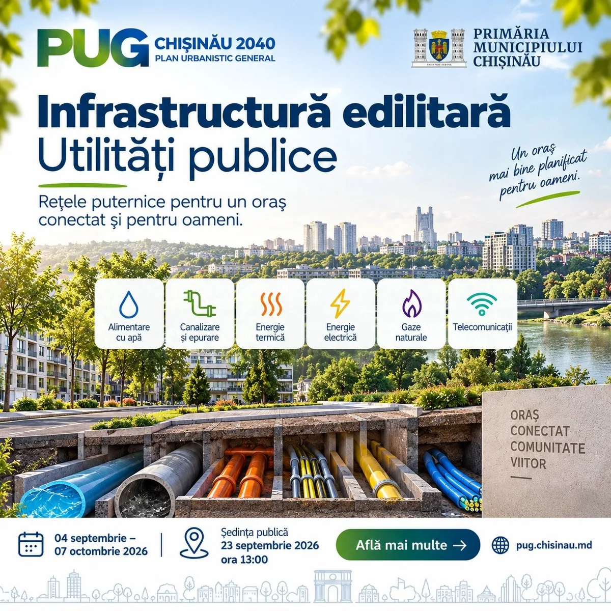 Ședința publică CP-03: Planificarea serviciilor publice (PUG Chișinău 2040)