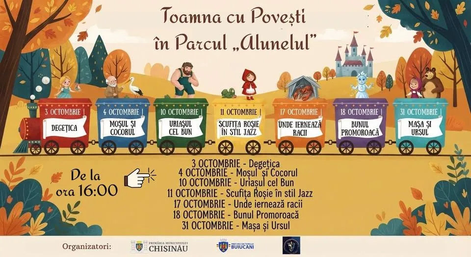 Toamna cu povești în Parcul „Alunelul”!