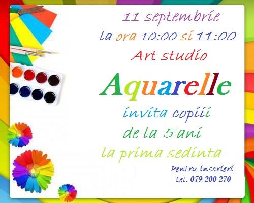 Открытие детской художественной студии  "Aquarelle"!